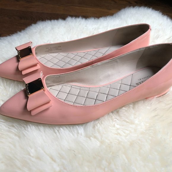Cole Haan - Elsie Pink Patent Leather Flats Sz 9 - Picture 2 of 4